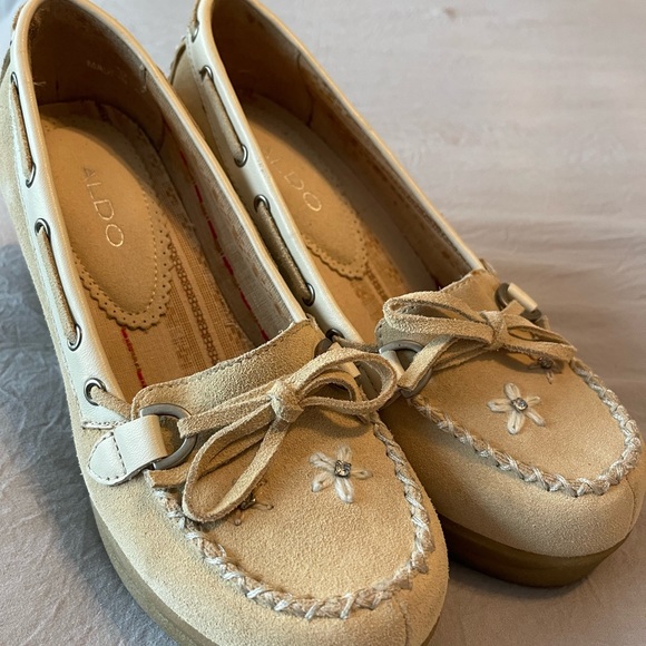 Also suede wedge loafers - Picture 1 of 4